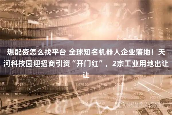 想配资怎么找平台 全球知名机器人企业落地！天河科技园迎招商引资“开门红”，2宗工业用地出让